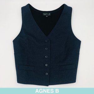 Auth Agnes B blue vest